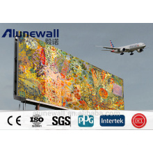 2M width 3mm 4mm white color Aluminium Composite Panel digital/advertising printing